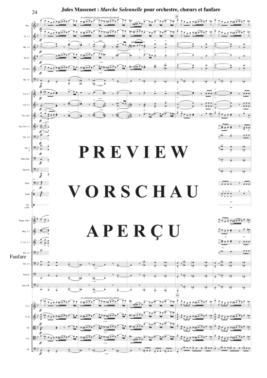 Product gallery: Page 30 of 35 Marche Solennelle for large orchestra, antihonal brass and SATB chorus , , (orchestra)