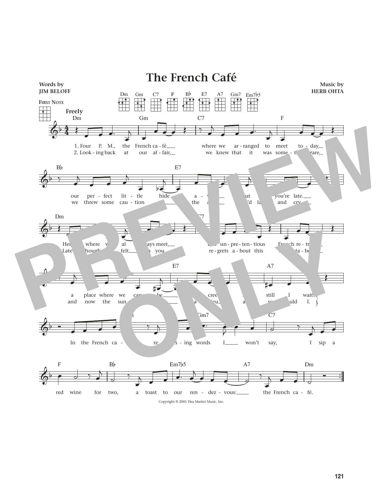 Produktgalerie: Seite 1 von 1 The French Café (from The Daily Ukulele), Jim Beloff, Ukulele