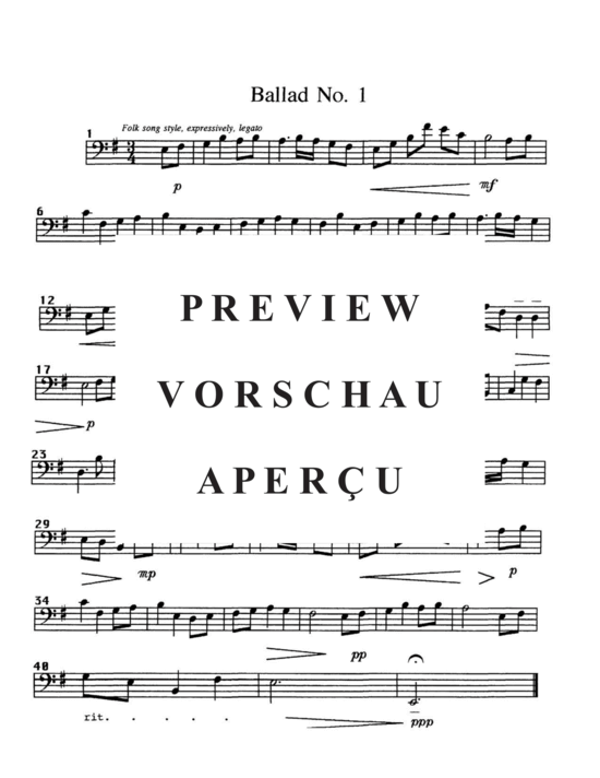 Product gallery: Page 4 of 21 Twenty-one Etudes , , (Euphonium Solo)