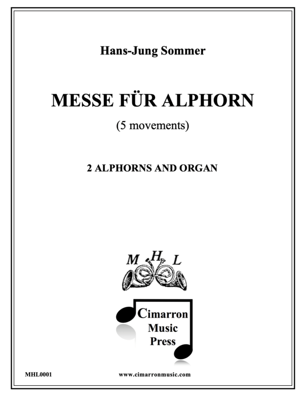 cover: Messe, , 1-2 Alphorns and Organ