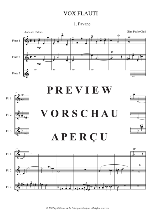 Product gallery: Page 3 of 21 Vox Flauti , , (flute quartet)