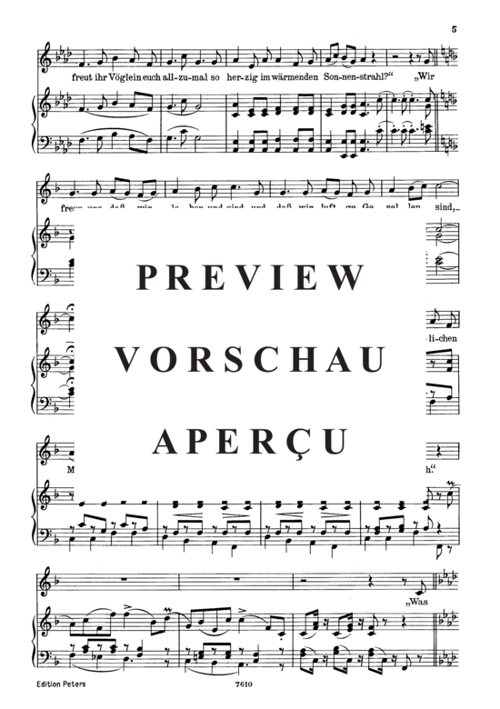 Product gallery: Page 3 of 5 Morgenlied D.685, , Low Voice and Piano