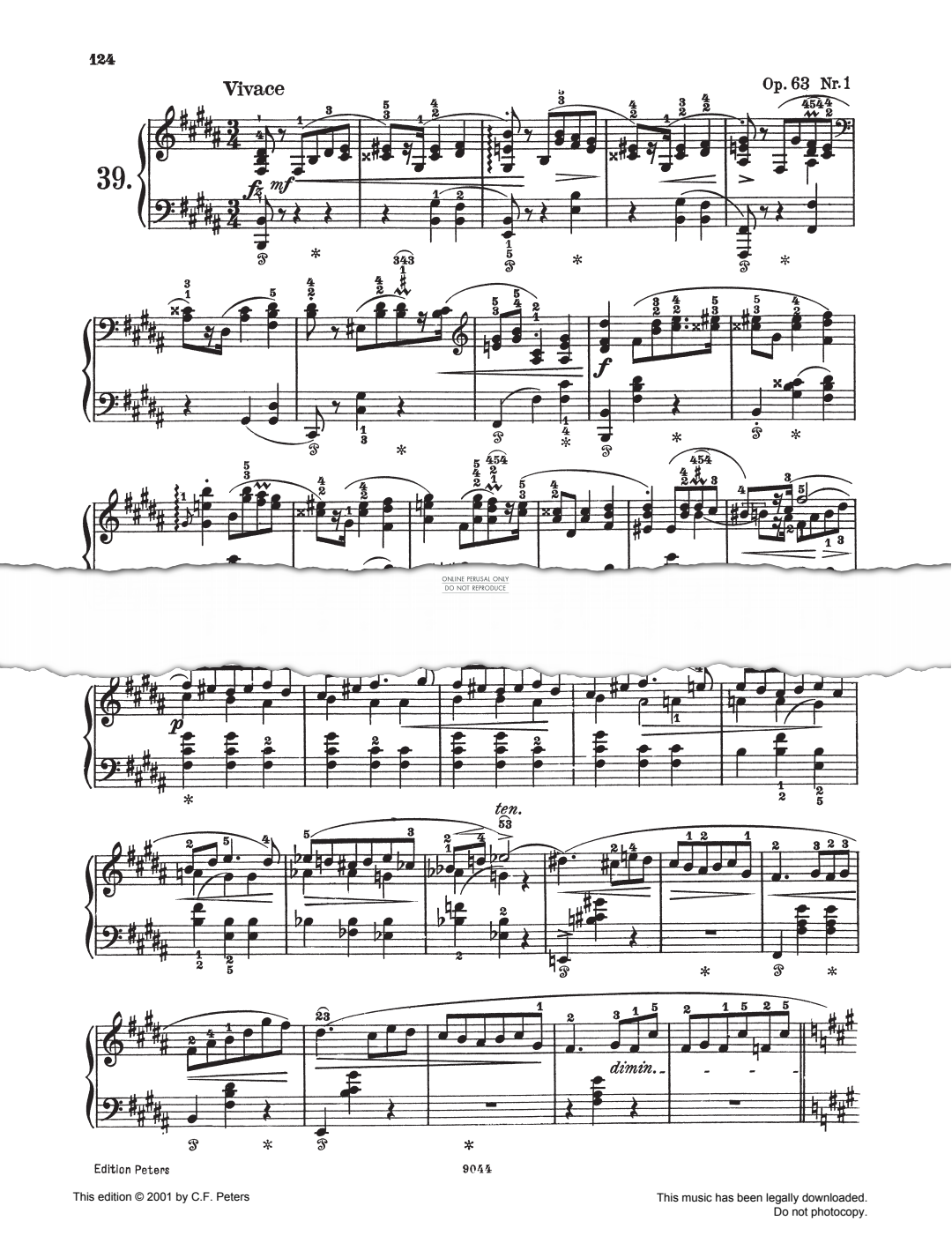 Produktbild zu: Mazurkas Op. 63 No. 1
