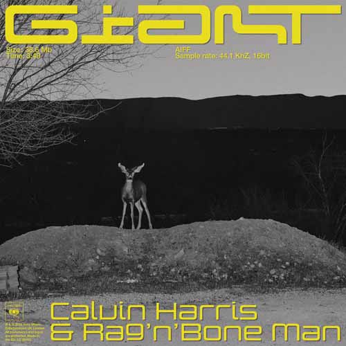 cover: Giant, Calvin Harris & Rag 'n' Bone Man, Klavier