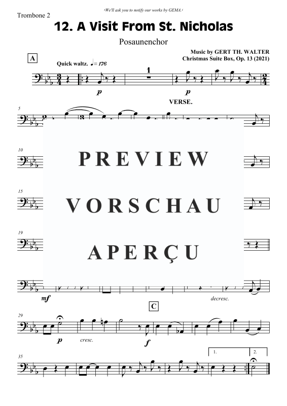 Produktgalerie: Seite 10 von 10 A Visit From St. Nicholas, , Blechbläser Quintett