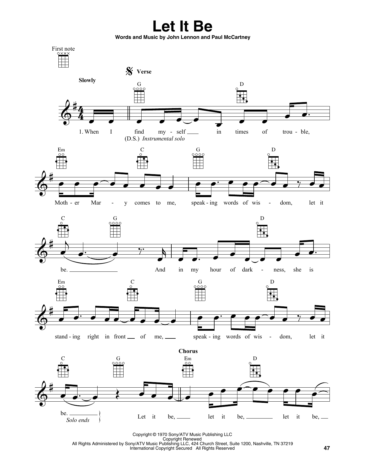 Produktgalerie: Seite 1 von 1 Let It Be, The Beatles, Banjo