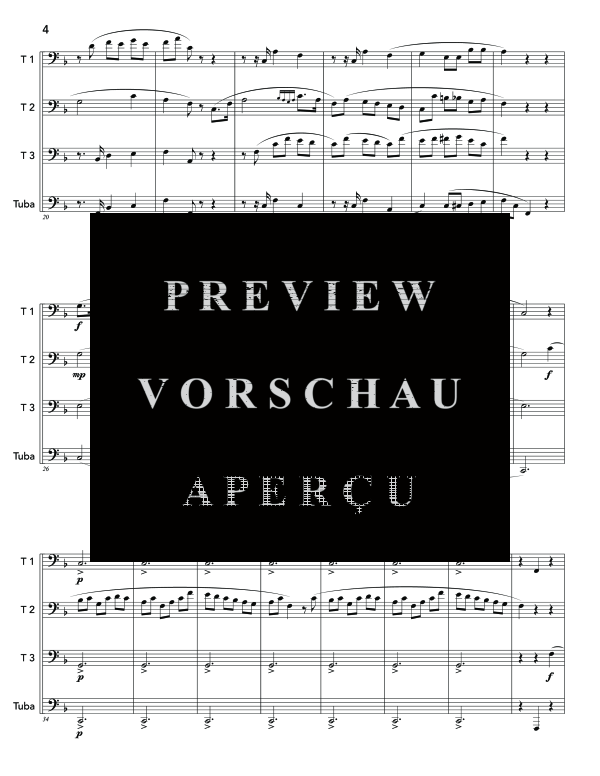 Product gallery: Page 8 of 11 Bordogni Suite, , (brass quartet 3x trombone and tuba)