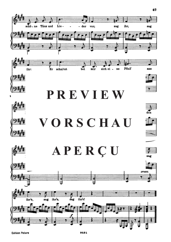 Product gallery: Page 5 of 5 Eifersucht und Stolz D.795-15 (Die Schöne Müllerin), , Low Voice and Piano
