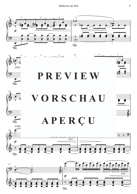Product gallery: Page 6 of 9 Nocturne, , Piano Solo