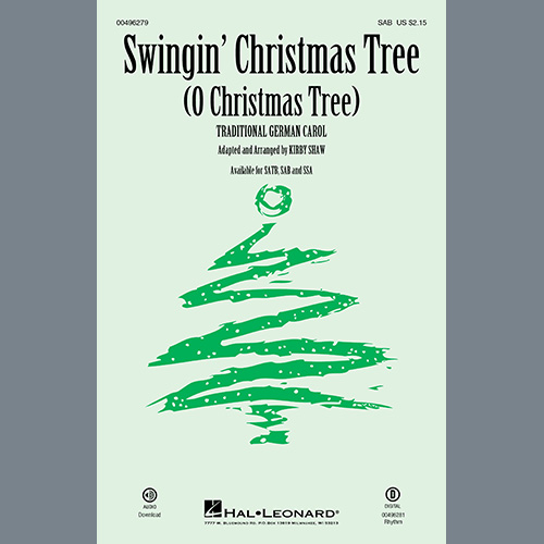 cover: Swingin' Christmas Tree (O Christmas Tree) (arr. Kirby Shaw), Traditional German Carol, Chor