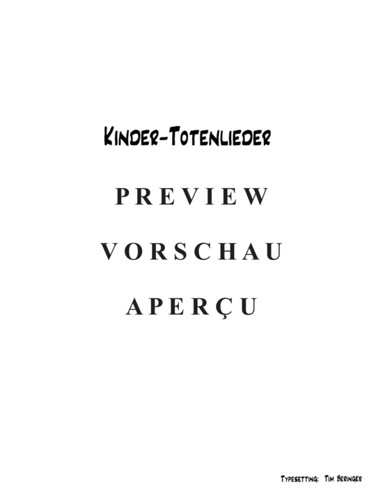 gallery: Kinder-Totenlieder , , (Tuba + Klavier)