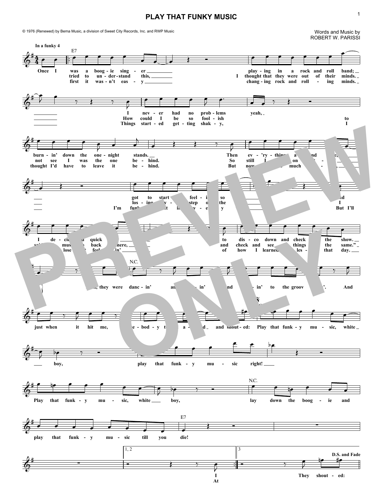 Product picture to: Play That Funky Music