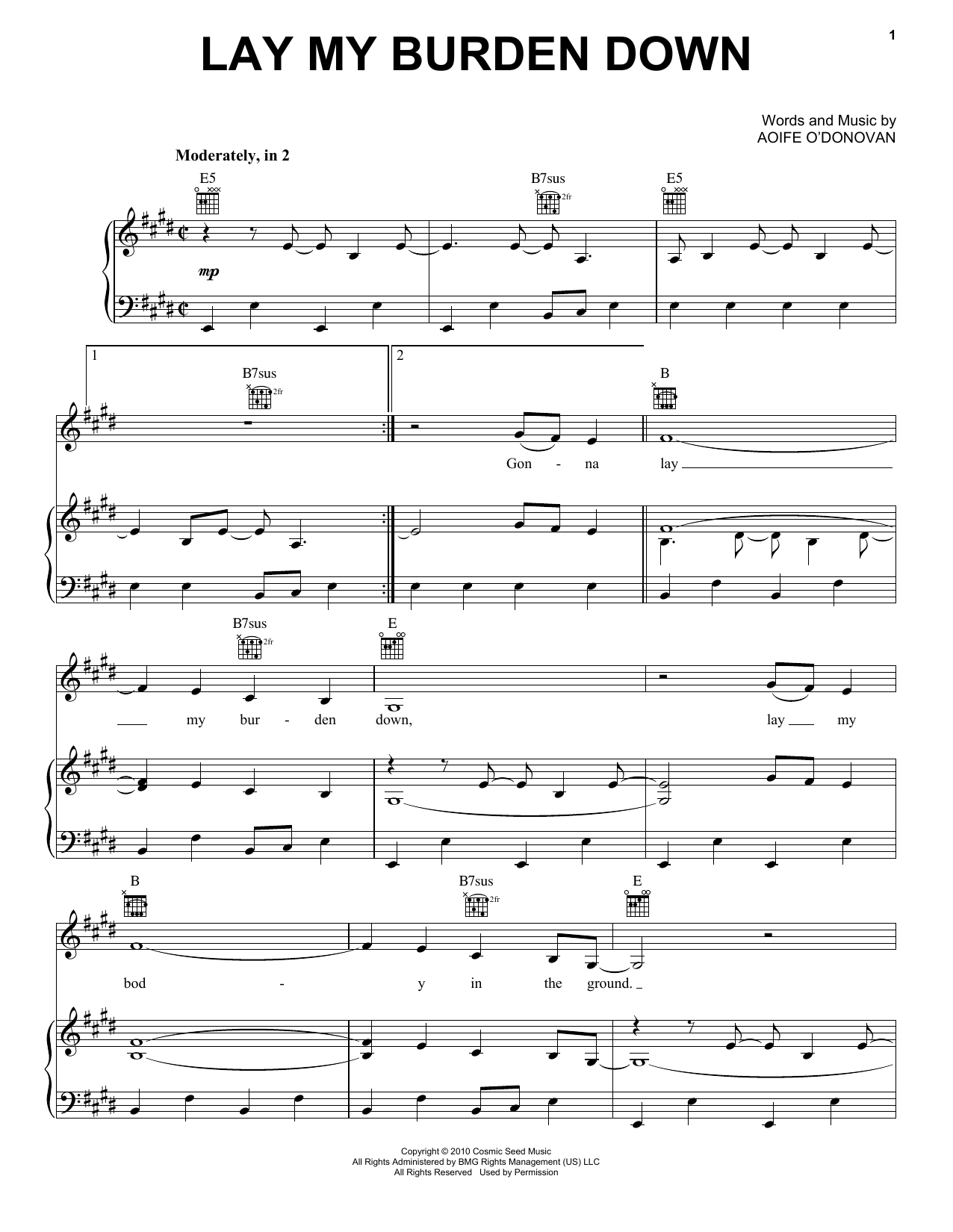 Produktbild zu: Lay My Burden Down