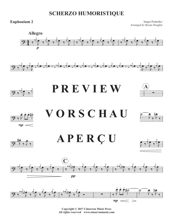 Product gallery: Page 11 of 18 Scherzo Humoristique , , (Tuba Quartet)