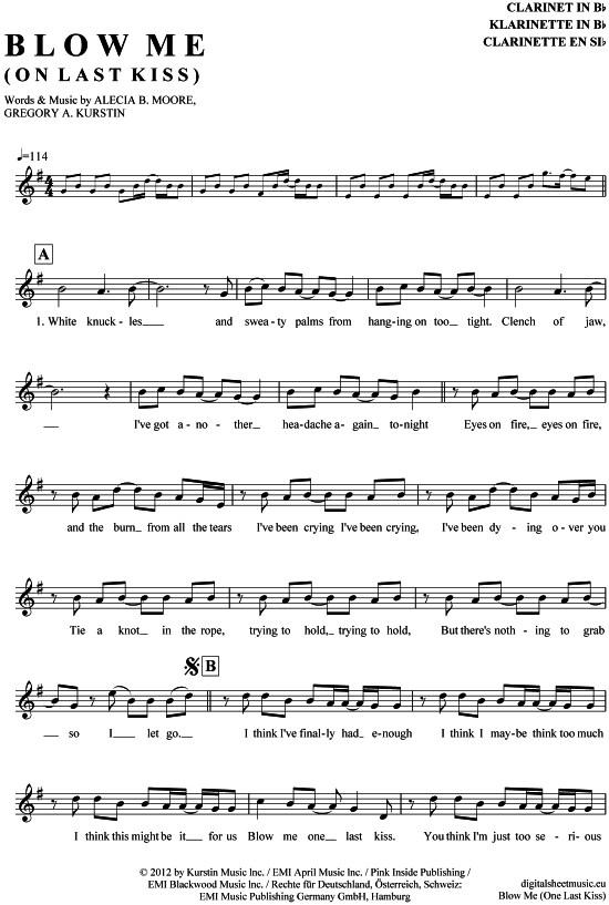 Product picture to: Blow Me (One Last Kiss) Pink