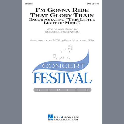 cover: I'm Gonna Ride That Glory Train, Russell Robinson, Chor