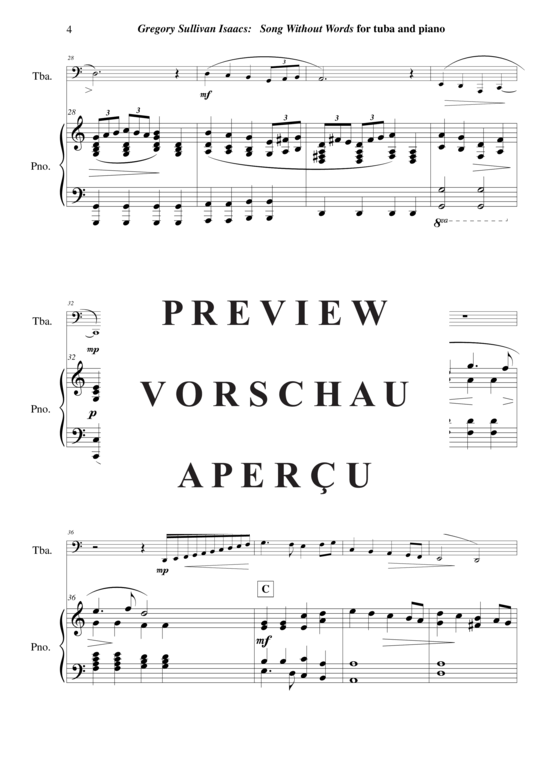 Product gallery: Page 5 of 15 Song Without Words , , (tuba + piano)