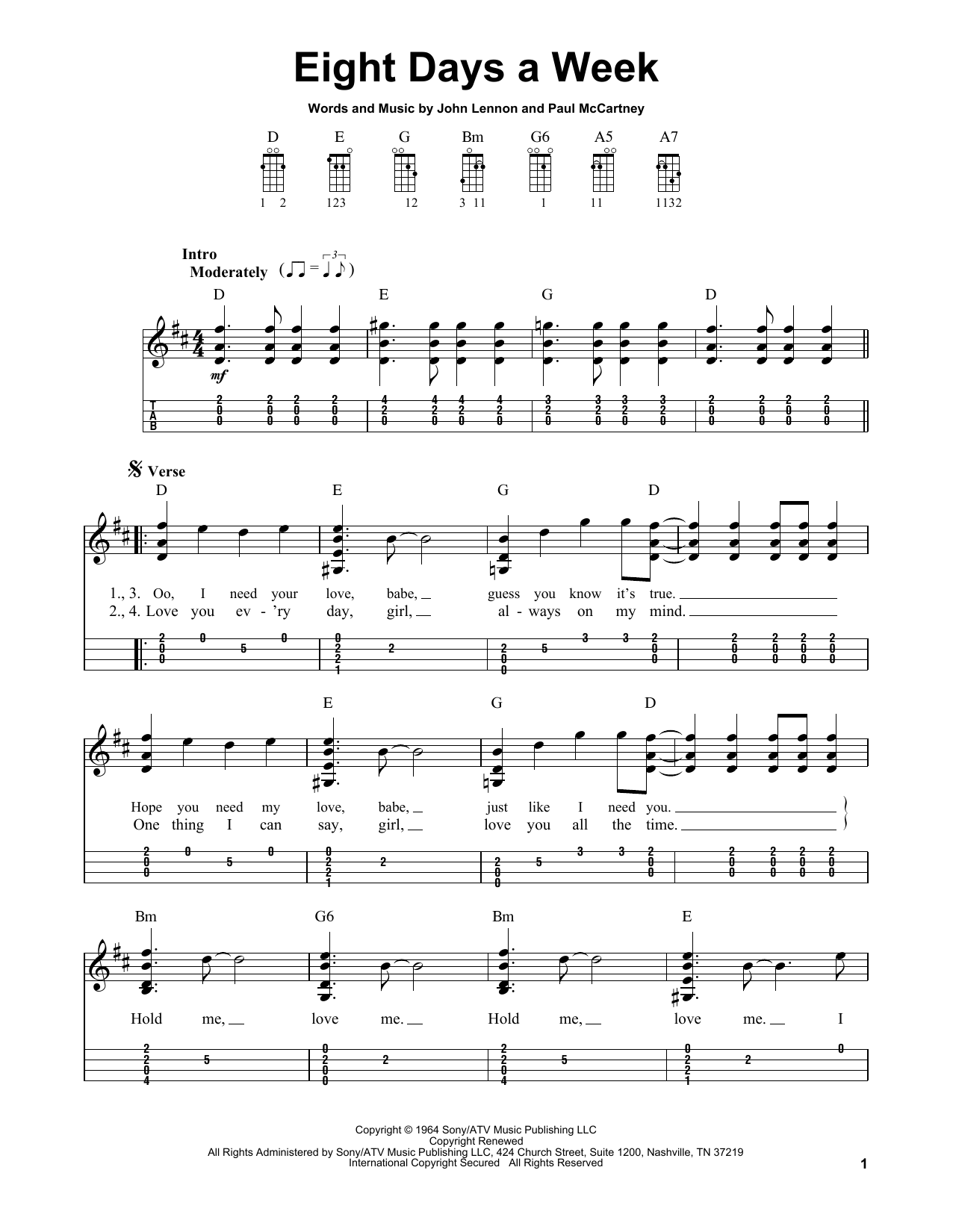 Produktbild zu:  Eight Days A Week - The Beatles