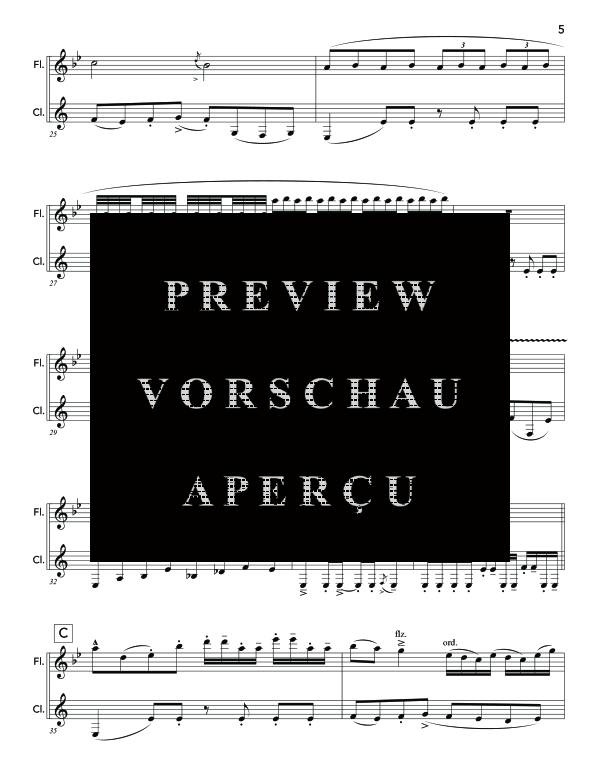 Product gallery: Page 11 of 11 Dream of Wheat, , (woodwind duet flute and clarinet/bass clarinet)