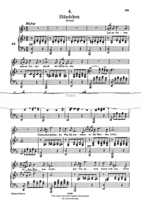 Produktbild zu: Ständchen (from 'Schwanengesang D957')