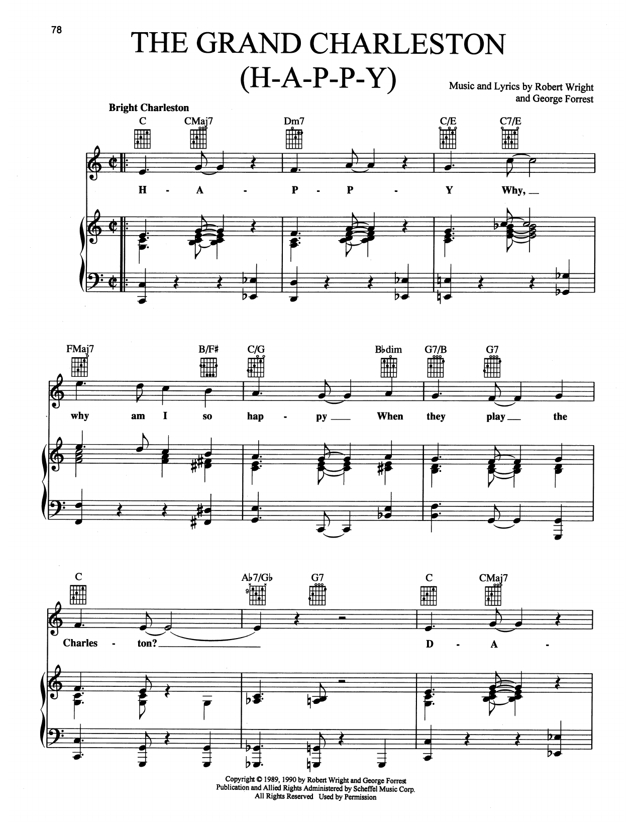 Produktbild zu: The Grand Charleston (H-A-P-P-Y) (from Grand Hotel: The Musical)
