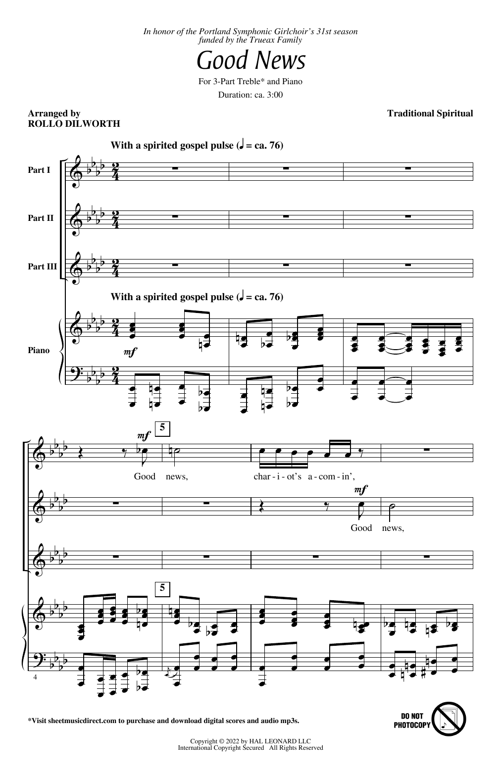 Product picture to: Good News (arr. Rollo Dilworth)