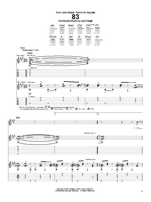 Product gallery: Page 1 of 1 83, John Mayer