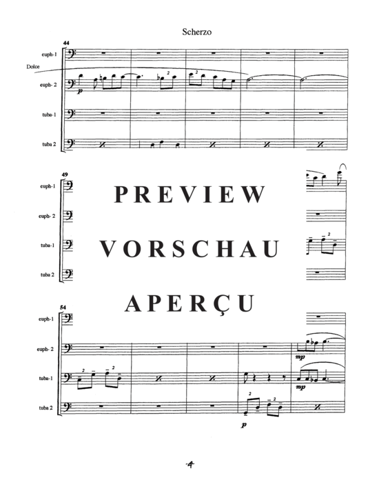 Product gallery: Page 6 of 17 Scherzo , , (Tuba Quartett EETT)
