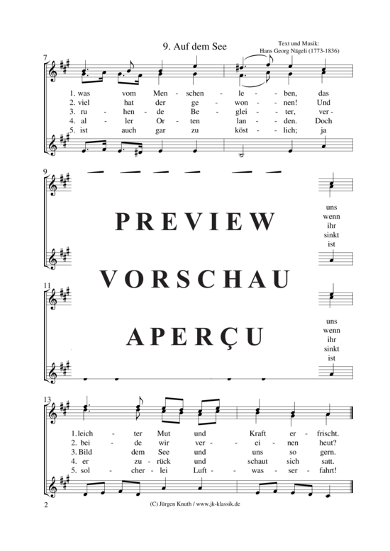 gallery: Auf dem See , , (Frauenchor)