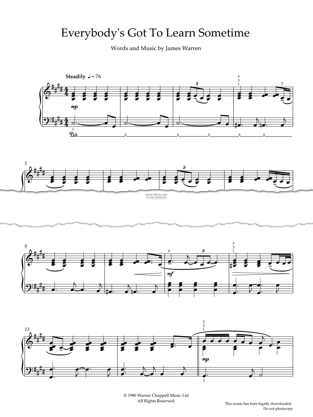 Produktbild zu: I Need Your Lovin' (a.k.a. Everybody's Got To Learn Sometime)