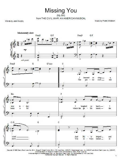 Produktbild zu: Missing You (My Bill)