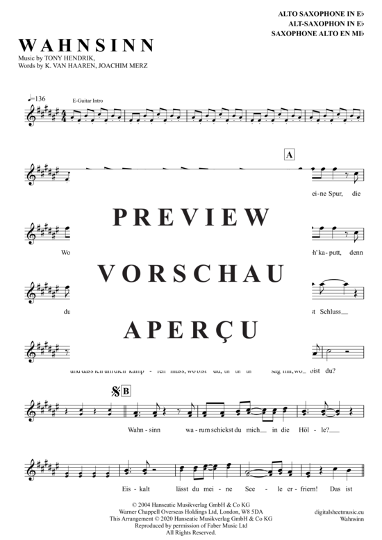 gallery: Wahnsinn , Petry, Wolfgang, (Alt-Sax)