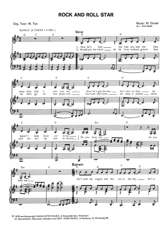 Produktbild zu: Rock And Roll Star 1976