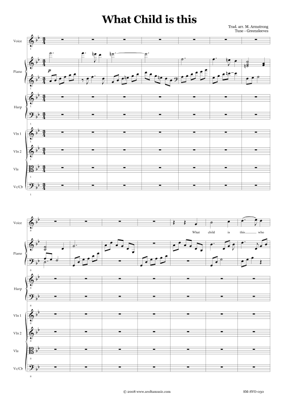 Produktgalerie: Seite 1 von 11 What Child Is This, , Solo Gesang und Orchester
