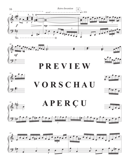 Product gallery: Page 19 of 20 Toccata and Retro-Invention , , Piano Solo