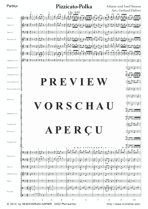 Product gallery: Page 6 of 11 Pizzicato-Polka, , (large wind orchestra)