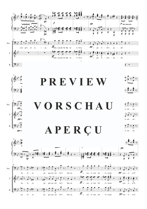 Produktgalerie: Seite 4 von 11 I Lombardi - (Act 2-I) E' dunque vero, , Männerchor TBB und Klavier