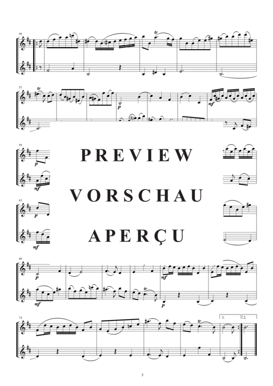 gallery: Sonate für zwei Violinen op.2 Nr.5, , 