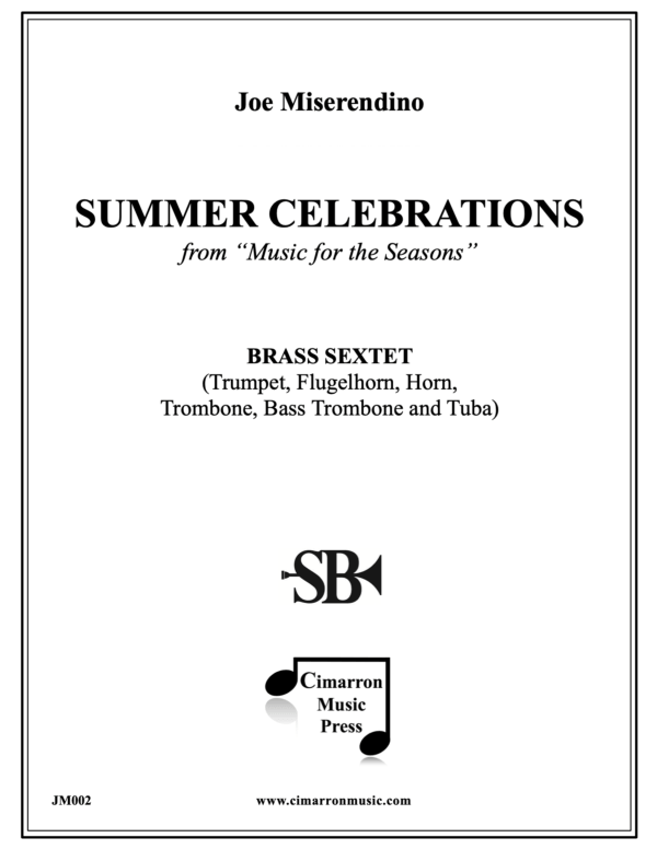 cover: Summer Celebraton, , Brass Sextet