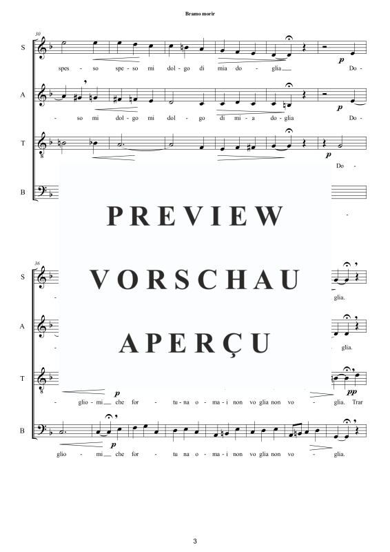Produktgalerie: Seite 4 von 11 Bramo morir - Madrigal, , Gemischter Chor a capella
