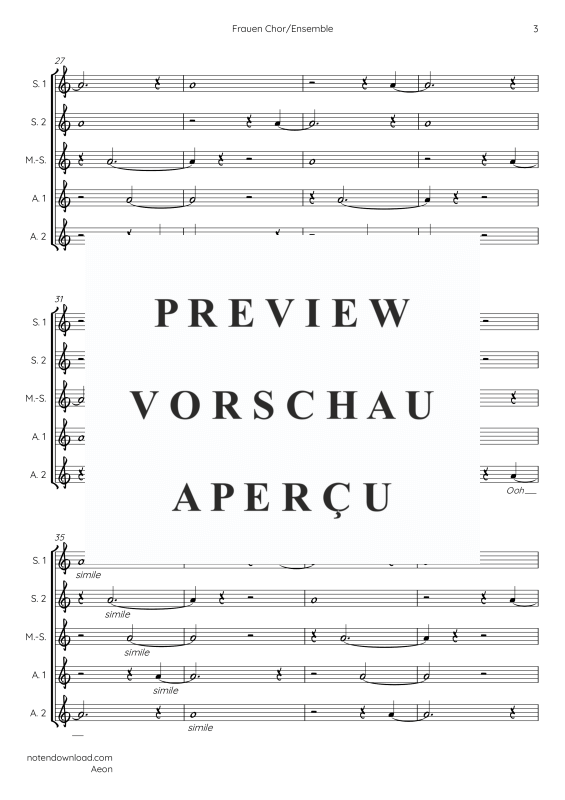 gallery: AEON, , (Frauen Chor / Ensemble)
