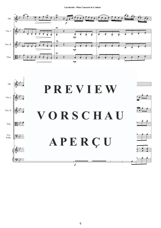 Produktgalerie: Seite 7 von 11 Oboe Concerto in G minor, , Oboe und Kammerorchester
