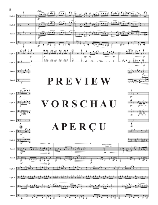 Product gallery: Page 9 of 21 Urban Suite 3 Sätze , , (Tuba Quartet: 2x Baritone, 2xTuba)