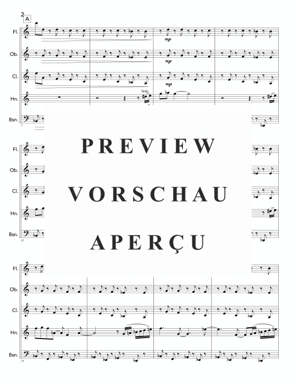 Produktgalerie: Seite 6 von 11 Vignettes, , (Holzbläser Quintett)