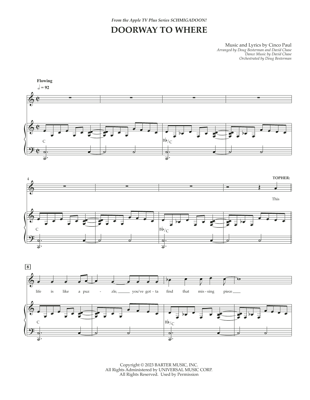 Produktbild zu: Doorway To Where (from Schmigadoon! Season 2)