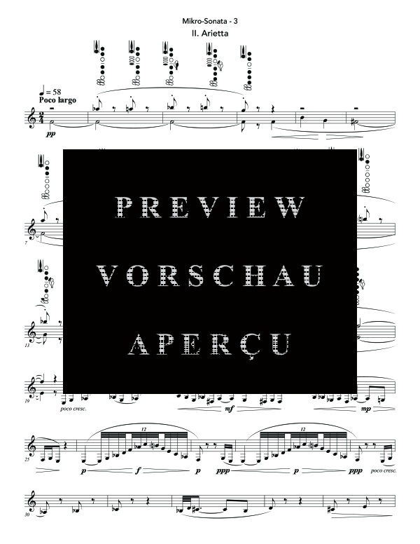 Product gallery: Page 8 of 11 Mikro-Sonata, , (Klarinette Solo)