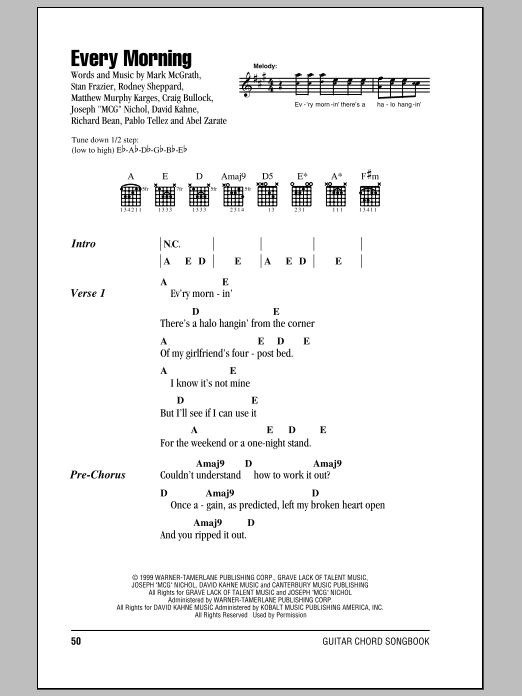 Product picture to:  Every Morning - Sugar Ray