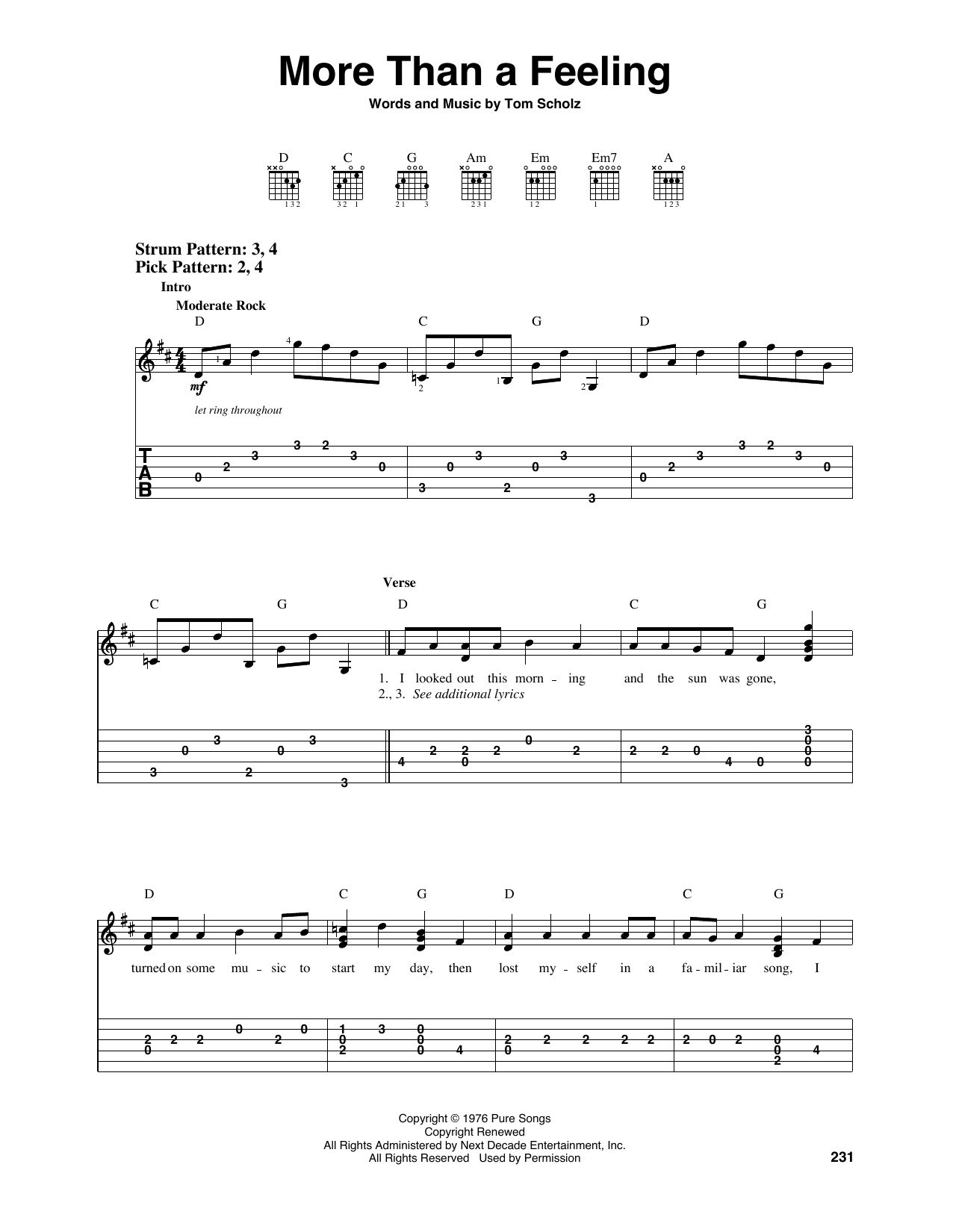 Produktgalerie: Seite 1 von 1 More Than A Feeling, Boston, Gitarre