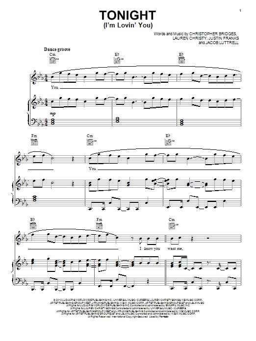 Produktbild zu: Tonight (I'm Lovin' You)
