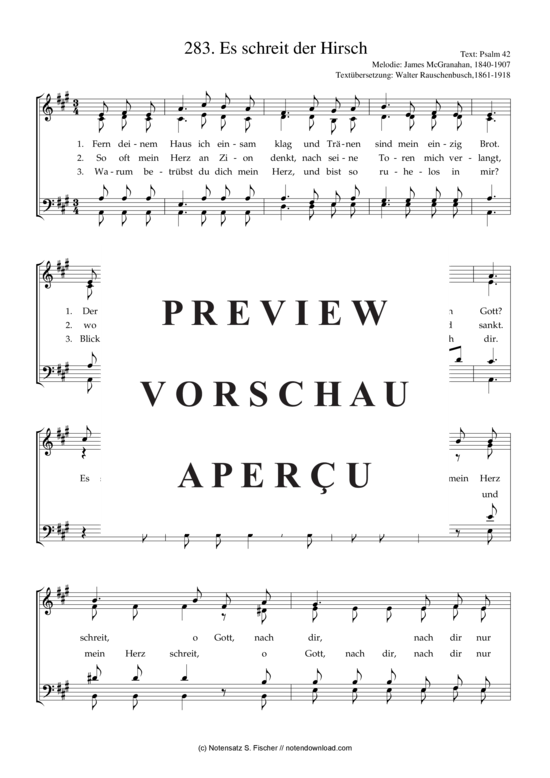 Product gallery: Page 2 of 3 Es schreit der Hirsch , , (mixed choir)